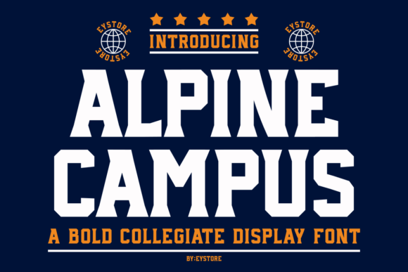Alpine Campus: A Font with Varsity Spirit