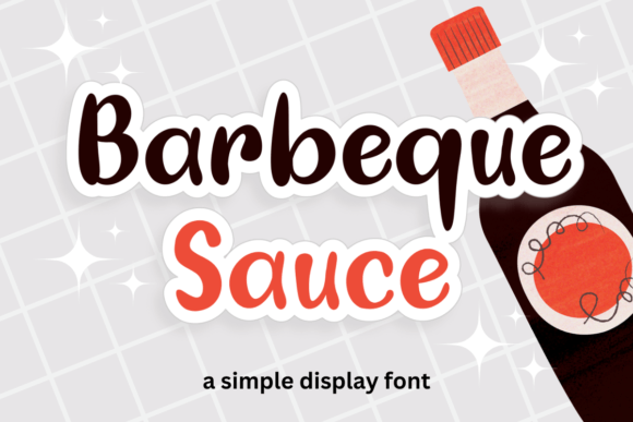 Barbeque Sauce: A Creative Display Font for Playful Design