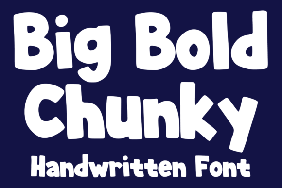 Big Bold Chunky: The Display Font That Brings Designs to Life