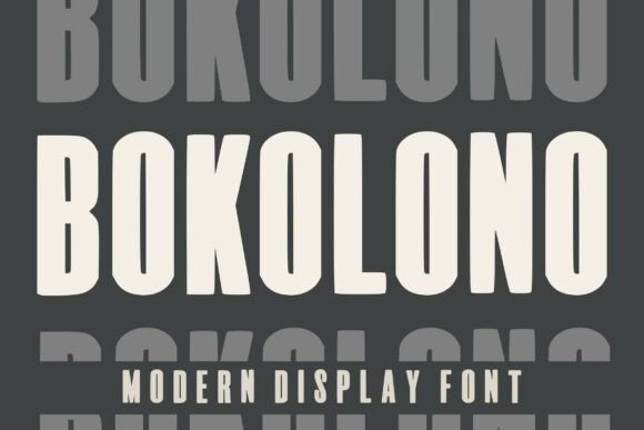Bokolono: A Modern Typeface for Bold Visual Impact