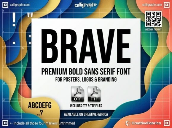 Brave: The Bold Display Typeface for Unforgettable Brands