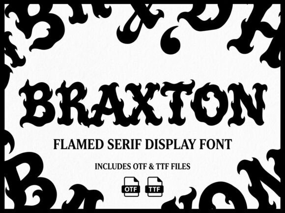 Braxton: A Display Font That Commands Attention