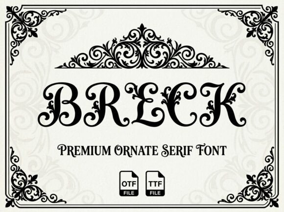 Breck: The All-Caps Display Font for Unforgettable Branding