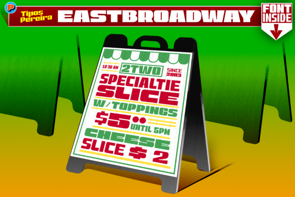 East Broadway: The Bold Typeface for Impactful Design