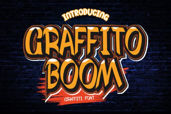 Graffito Boom: Command Attention with Bold Display Typography