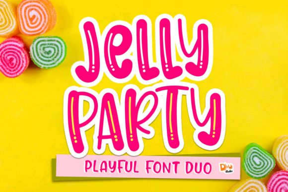 Jelly Party: The Display Font That Brings Joyful Energy to Your Designs