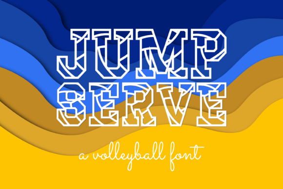Jump Serve: A Display Font with Modern Energy