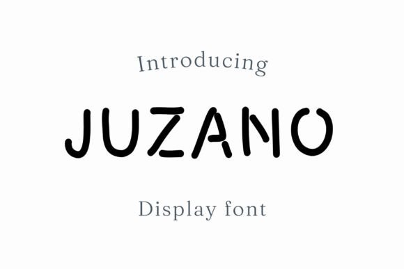 Juzano: The Handwritten Display Font That Elevates Product Design