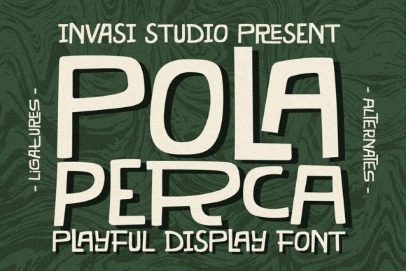Pola Perca: The Playful Tiki Display Font