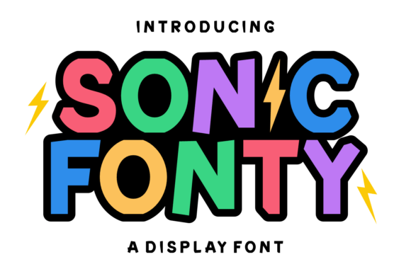 Sonic Fonty: Injecting Playful Energy Into Your Designs