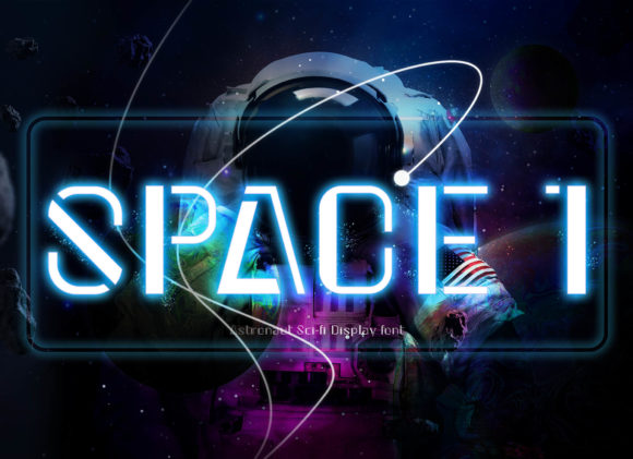 Space 1: The Futuristic Display Font for Bold Projects