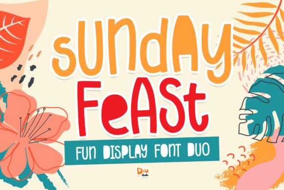 Sunday Feast: A Display Font with Character and Charm
