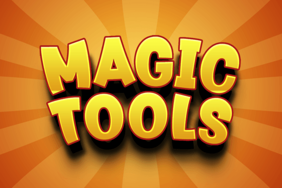 Unleash Playful Energy with the Magic Tools Font